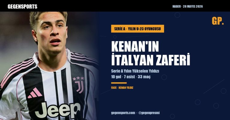 Kenan Yıldız Serie A’nın Yükselen Yıldızı Seçildi — Juventus’ta 10 Gol, 7 Asist