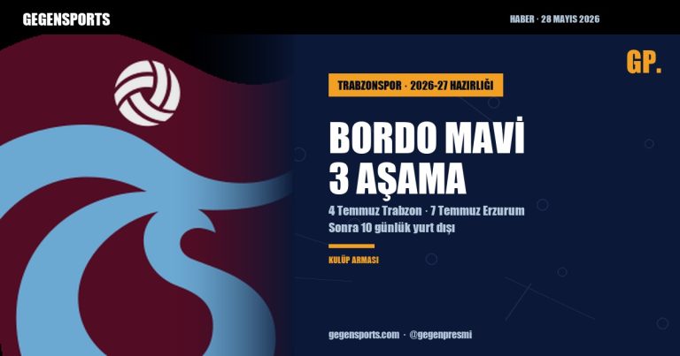 Trabzonspor 3 Aşamalı Yeni Sezon Planı: Karadeniz, Erzurum, Yurt Dışı