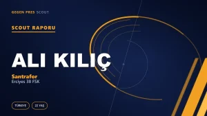 Ali Kılıç Scout Raporu — Erciyes 38 FSK | TFF 3.Lig 22 Yaş Santrafor