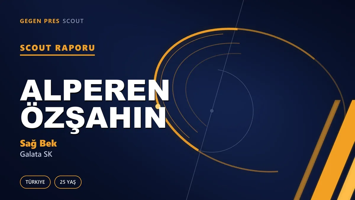 Alperen Özşahin Scout Raporu — Galata SK | TFF 3.Lig 25 Yaş Sağ Bek