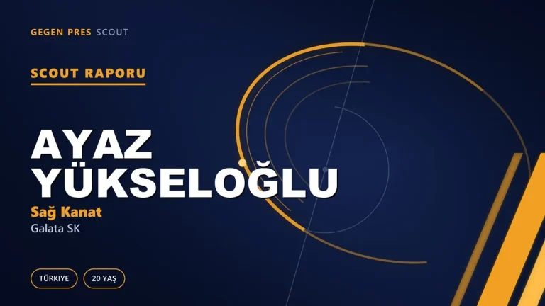 Ayaz Yükseloğlu Scout Raporu — Galata SK | TFF 3.Lig 20 Yaş Sağ Kanat