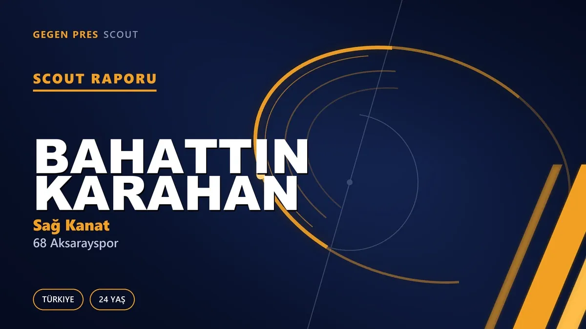 Bahattin Karahan Scout Raporu — 68 Aksarayspor | TFF 2.Lig 24 Yaş Sağ Kanat
