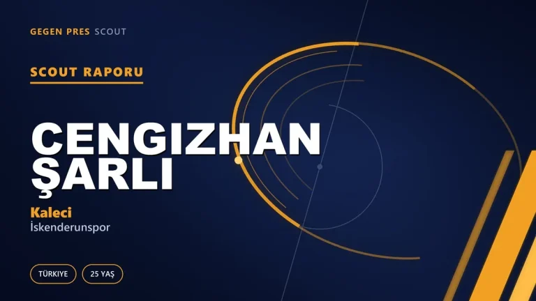Cengizhan Şarli Scout Raporu — İskenderunspor | TFF 2.Lig 25 Yaş Kaleci