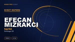Efecan Mızrakcı Scout Raporu — Etimesgut SK | TFF 3.Lig 22 Yaş Sağ Bek