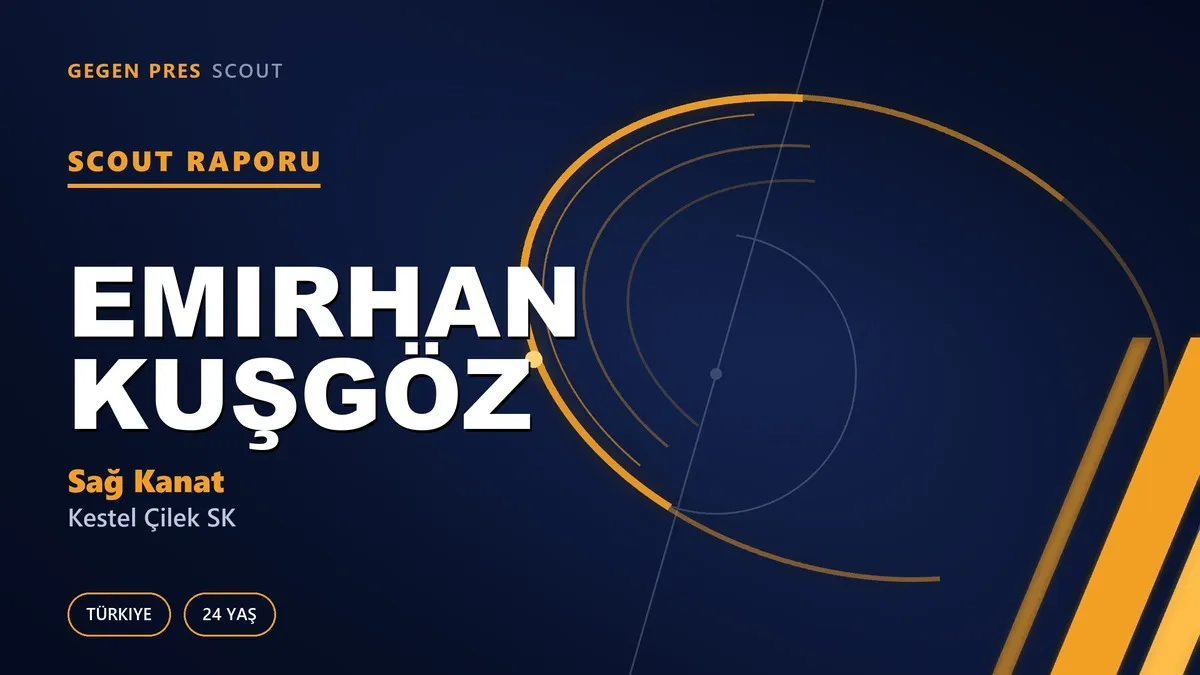 Emirhan Kuşgöz Scout Raporu — Kestel Çilek SK | TFF 3.Lig 24 Yaş Sağ Kanat