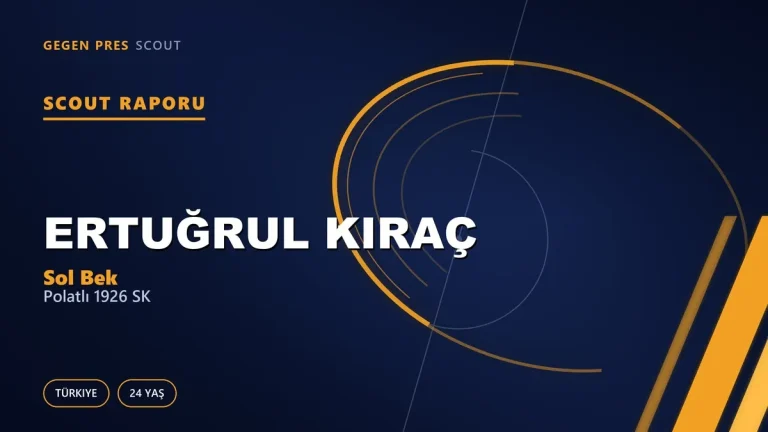 Ertuğrul Kıraç Scout Raporu — Polatlı 1926 SK | TFF 3.Lig 24 Yaş Sol Bek
