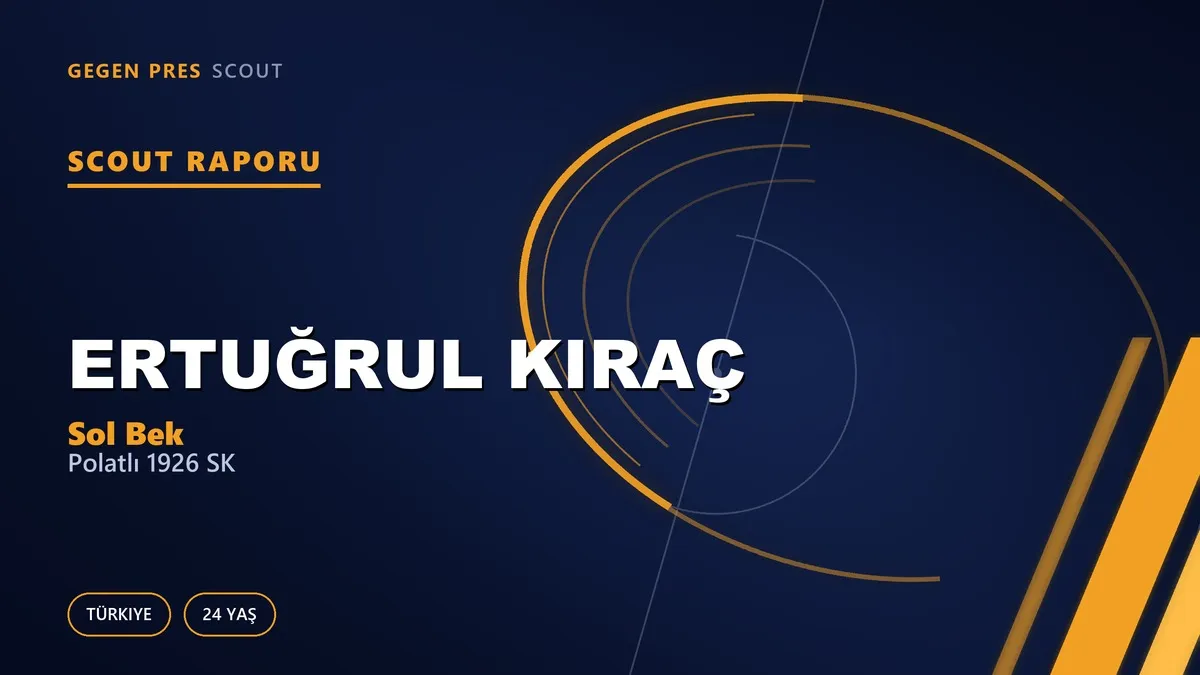 Ertuğrul Kıraç Scout Raporu — Polatlı 1926 SK | TFF 3.Lig 24 Yaş Sol Bek