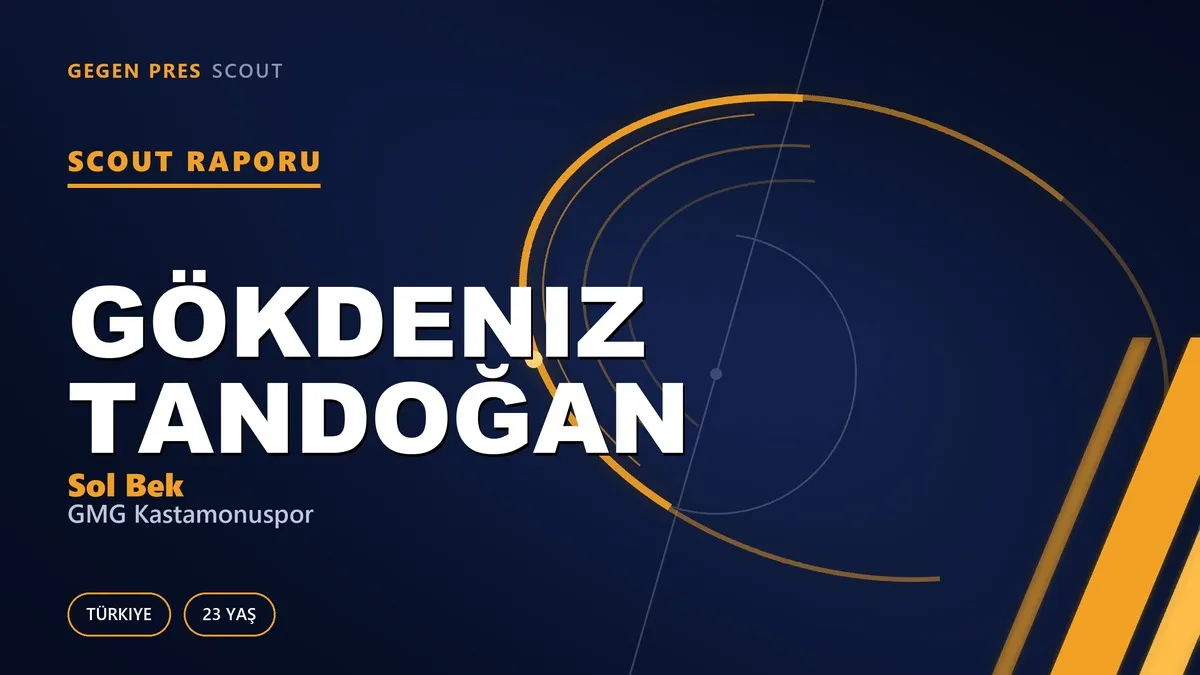 Gökdeniz Tandoğan Scout Raporu — GMG Kastamonuspor | TFF 2.Lig 23 Yaş Sol Bek