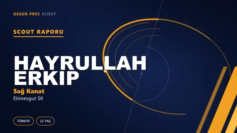 Hayrullah Erkip Scout Raporu — Etimesgut SK | TFF 3.Lig 22 Yaş Sağ Kanat