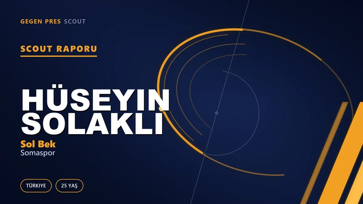 Hüseyin Solaklı Scout Raporu — Somaspor | TFF 2.Lig 25 Yaş Sol Bek
