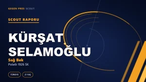 Kürşat Selamoğlu Scout Raporu — Polatlı 1926 SK | TFF 3.Lig 21 Yaş Sağ Bek