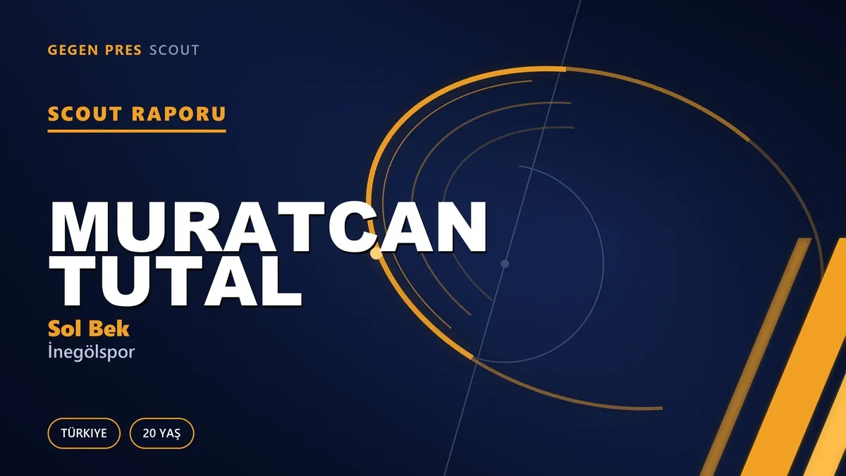 Muratcan Tutal Scout Raporu — İnegölspor | TFF 2.Lig 20 Yaş Sol Bek