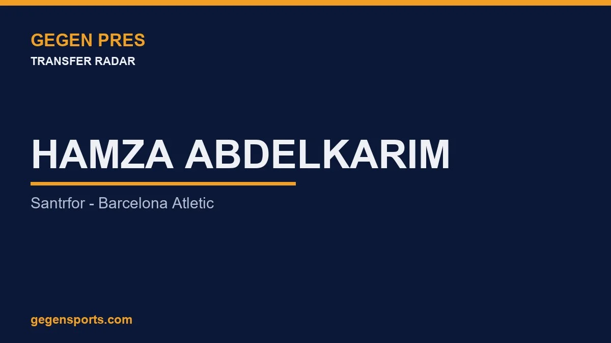 Kocaelispor’a Barça çıkışlı santrfor: Mısırlı Abdelkarim