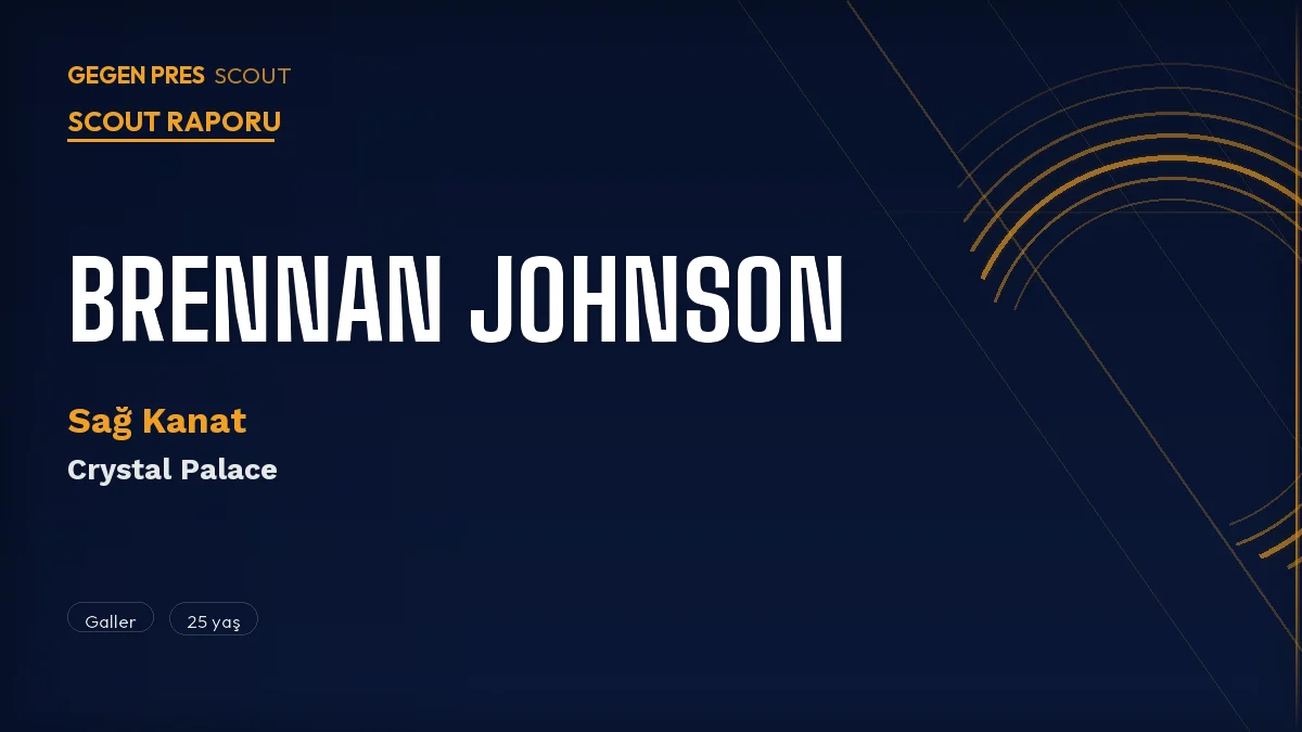 Brennan Johnson Scout Raporu 2026: Tottenham’ı Bırakan Galli Kanat Palace’ta Yerini Arıyor