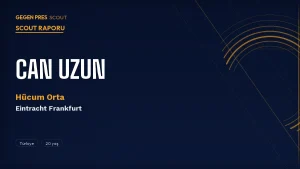 Can Uzun Scout Raporu 2026: Galatasaray’ın Okan Buruk Listesinin 1 Numarası — €60M Engeli