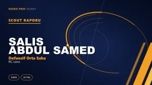 Salis Abdul Samed: RC Lens’in Pres Kalkanı Serbest Piyasada — Paris Doğumlu Ganalı DOS