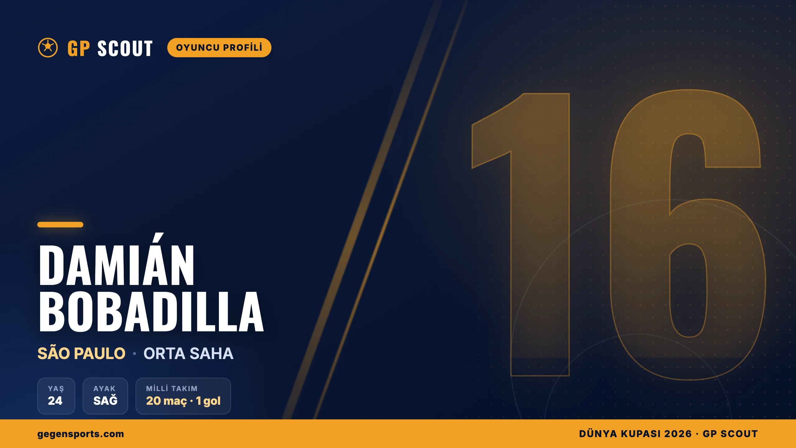 Damián Bobadilla kimdir? São Paulo’nun Paraguaylı orta sahası, kariyeri