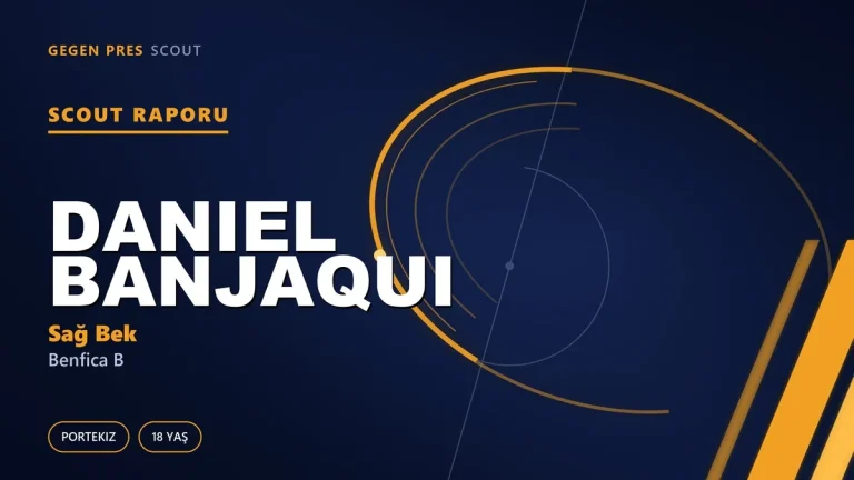 Scout Raporu: Daniel Banjaqui