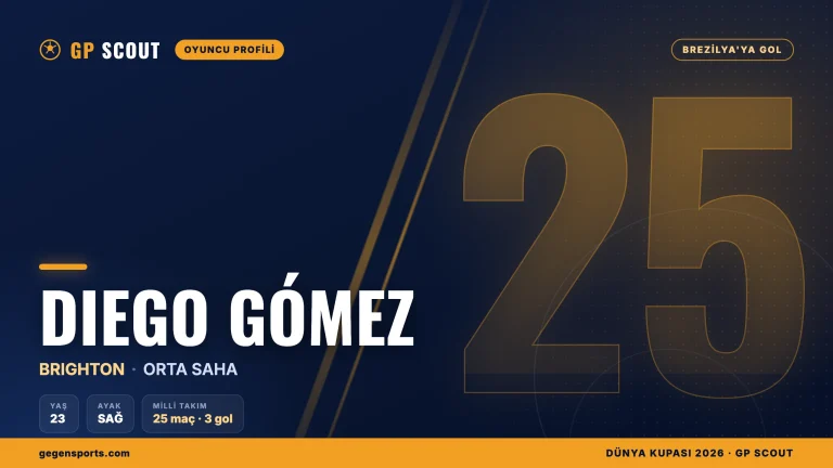 Diego Gómez kimdir? Brighton’ın Paraguaylı orta sahası, Brezilya’ya gol atan yıldız