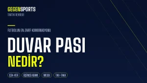 Duvar Pası (İkili Pas) Nedir? Futbolun En Zarif Kombinasyonu: Mantığı, Tarihi ve En İyi Örnekleri