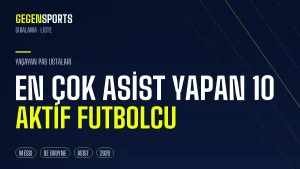 En Çok Asist Yapan 10 Aktif Futbolcu (2026): Yaşayan Pas Ustaları