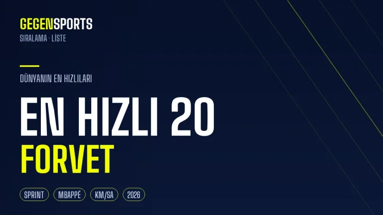 Dünyanın En Hızlı 20 Forveti (2026): Gol Çizgisine Koşan Hız Canavarları