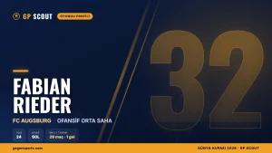 Fabian Rieder kimdir? Augsburg’un yaratıcı sol ayaklı orta sahası, kariyeri
