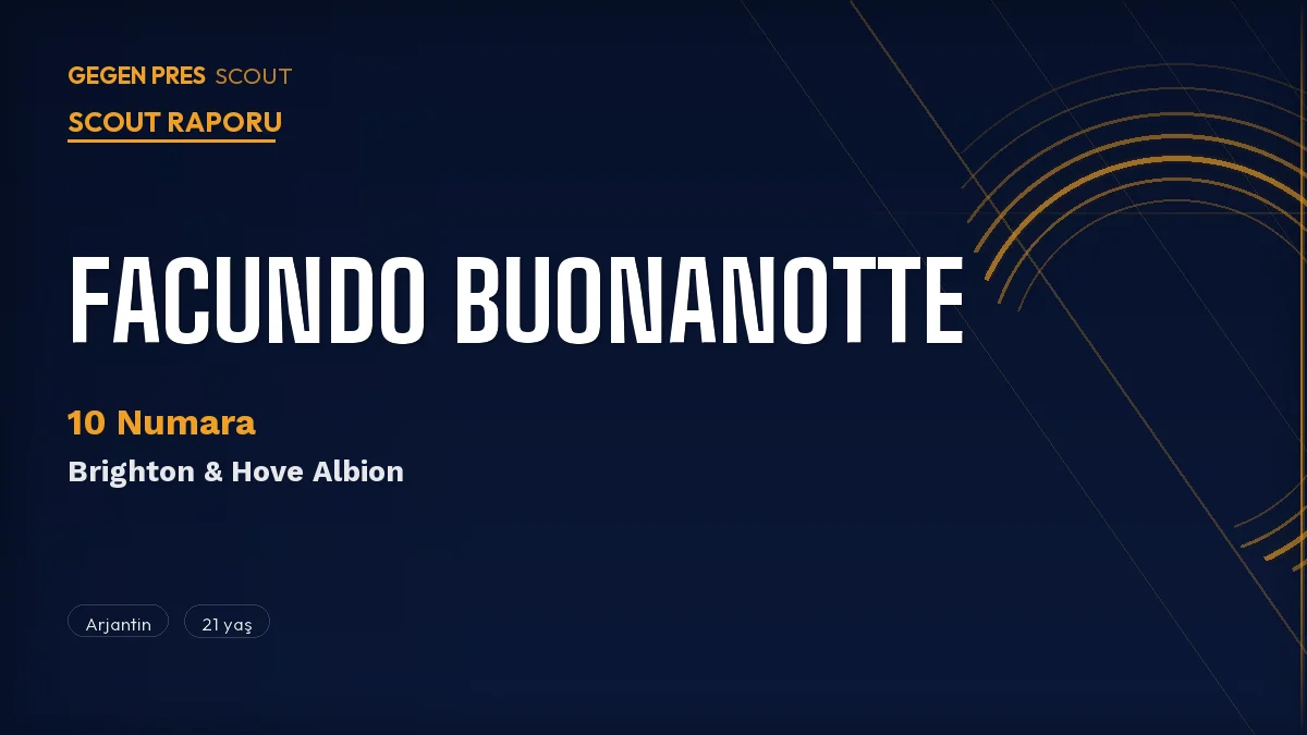 Facundo Buonanotte Scout Raporu 2026: Brighton’ın Arjantinli 10 Numarası Leeds’ten Dönüyor