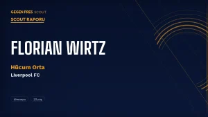 Florian Wirtz Scout Raporu 2026: Liverpool’un £107M İngiliz Rekorunu Kıran Alman Dehası