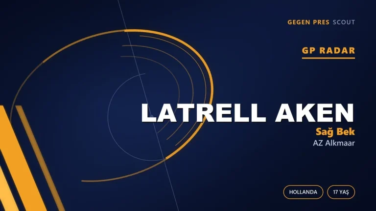 Latrell Aken Neden AZ Alkmaar’ın Genç Bek Üretiminde Öne Çıkıyor?