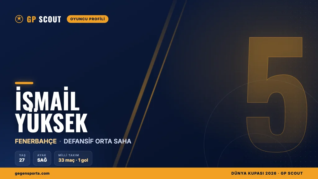 İsmail Yüksek kimdir? Fenerbahçe’nin orta saha motoru, kariyeri ve transferi