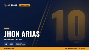 Jhon Arias kimdir? Palmeiras’ın çalışkan kanadı, Libertadores şampiyonu