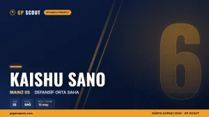 Kaishu Sano kimdir? Mainz 05’in fizikli orta sahası, kariyeri