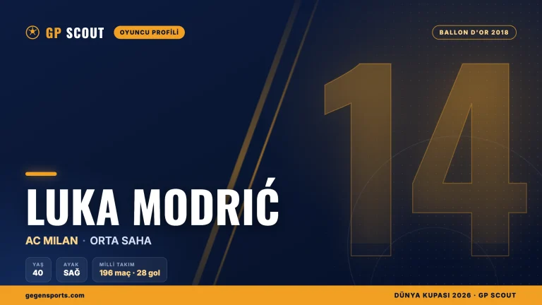Luka Modrić kimdir? Hırvatistan kaptanı, AC Milan’ın efsane orta sahası, kariyeri