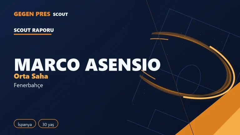 Marco Asensio raporu: 11 gol 12 asist, ısı haritası — açık kaynak oyuncu analizi