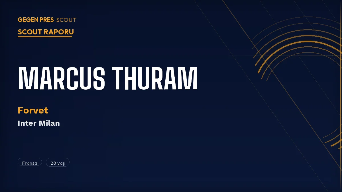 Marcus Thuram Scout Raporu 2026: Inter Milan’ın 15 Gollü Fransız Forvet Efsanesi