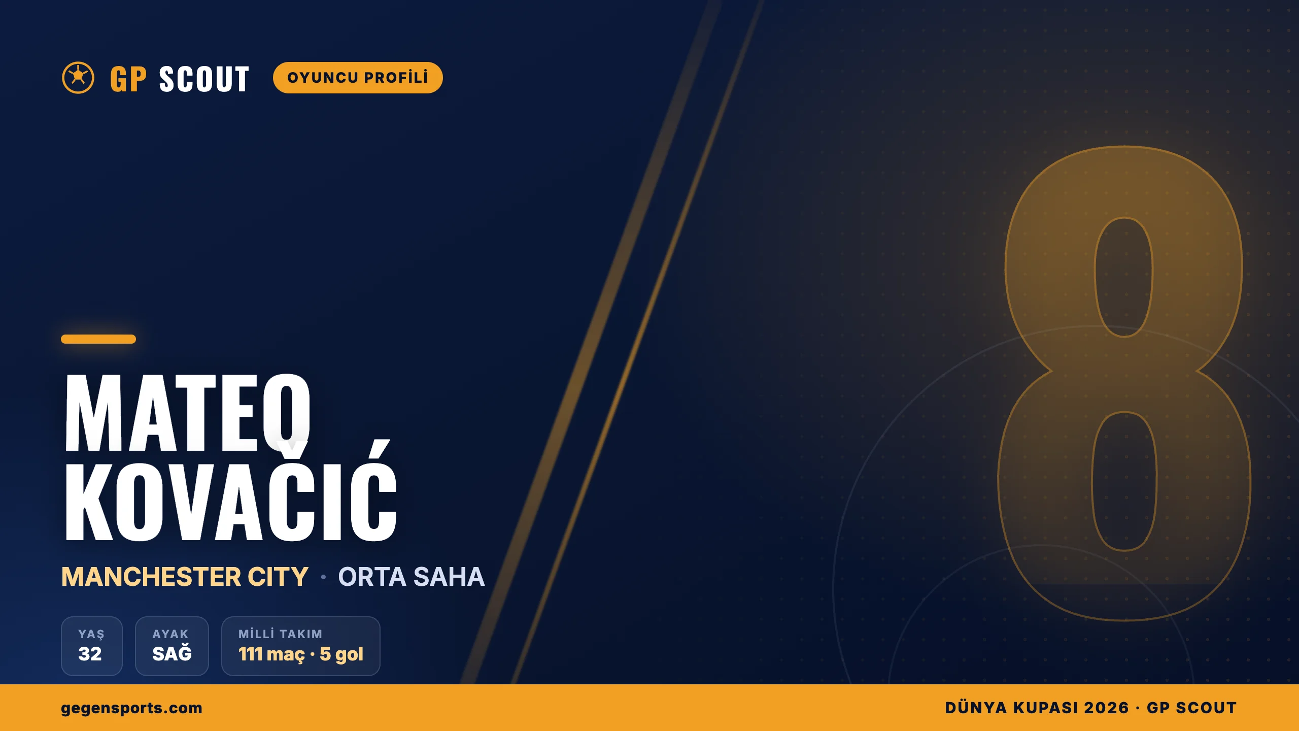 Mateo Kovačić kimdir? Manchester City’nin teknik orta sahası, kariyeri
