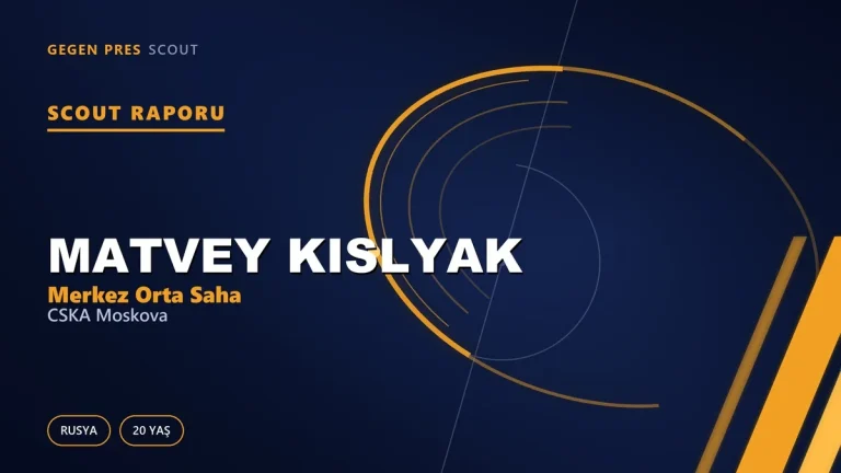 Scout Raporu: Matvey Kislyak
