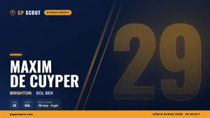 Maxim De Cuyper kimdir? Brighton’ın sol beki, kariyeri ve transferi