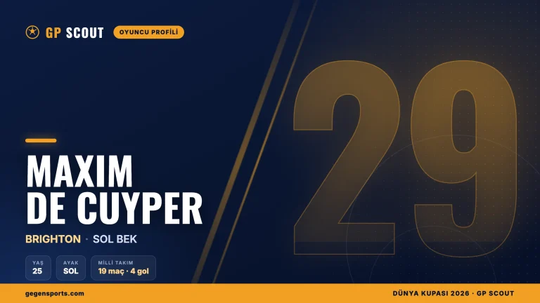 Maxim De Cuyper kimdir? Brighton’ın sol beki, kariyeri ve transferi