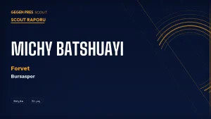 Michy Batshuayi Scout Raporu 2026: Bursaspor’a Önerildi — ‘Ses Getirecek Transfer’ Gerçek Olur mu?