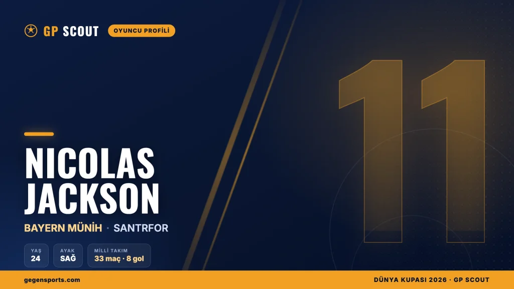 Nicolas Jackson kimdir? Bayern Münih’in Senegalli santrforu, kariyeri