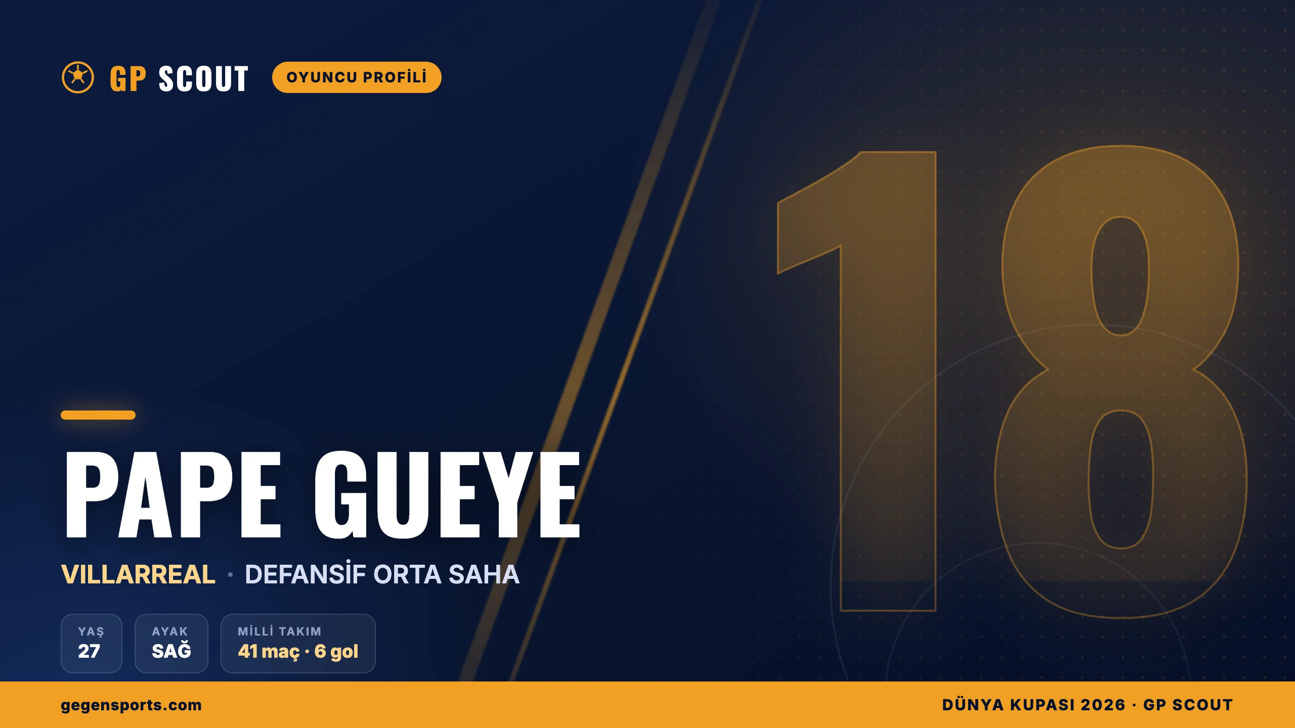 Pape Gueye kimdir? Villarreal’in fizikli orta sahası, kariyeri