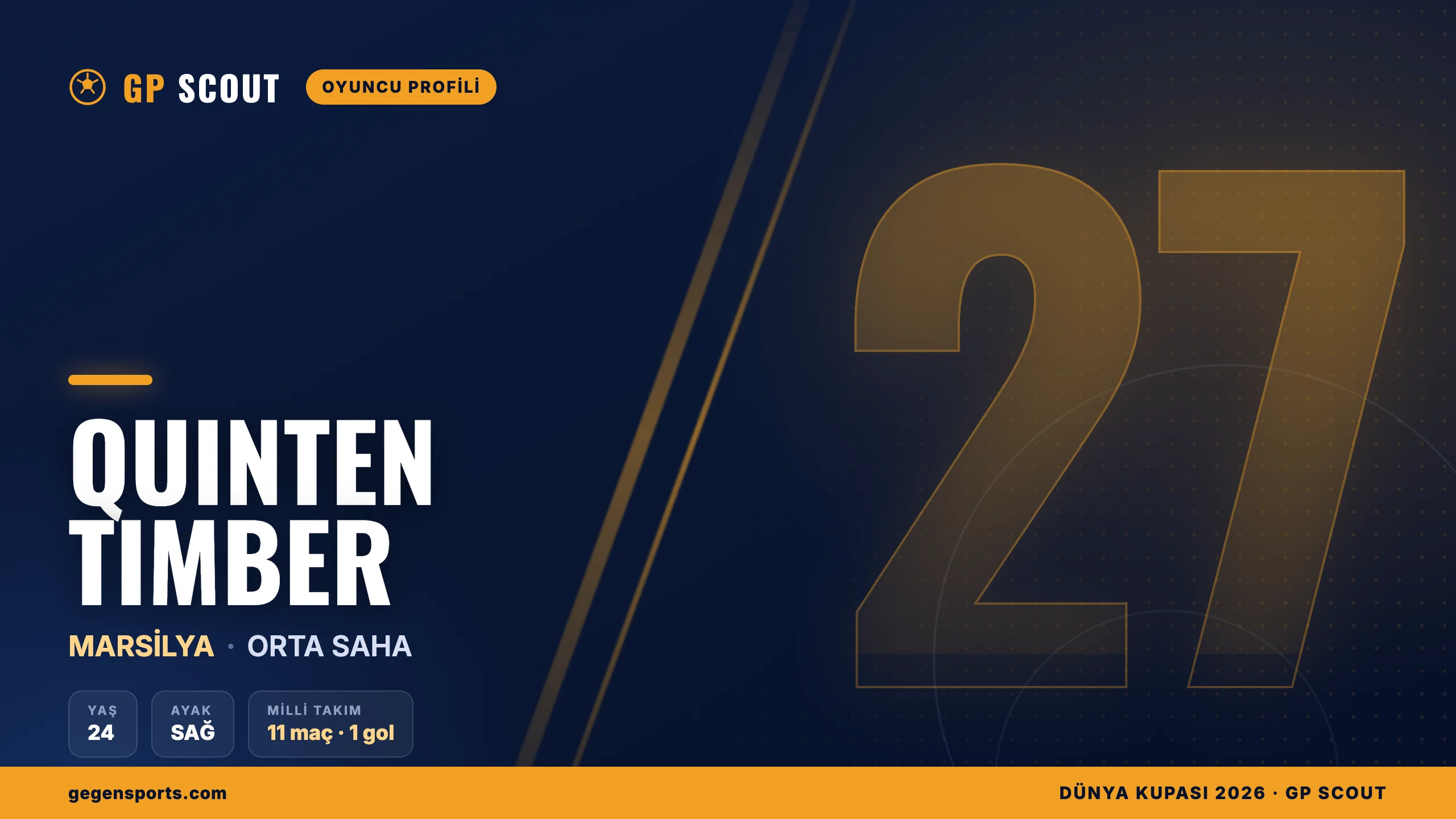 Quinten Timber kimdir? Marsilya’nın box-to-box orta sahası, kariyeri