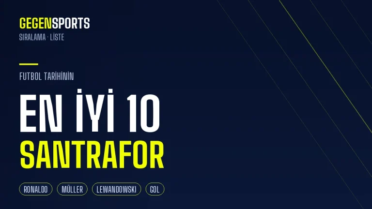 Futbol Tarihinin En İyi 10 Santraforu: Ronaldo’dan Lewandowski’ye Gol Makineleri
