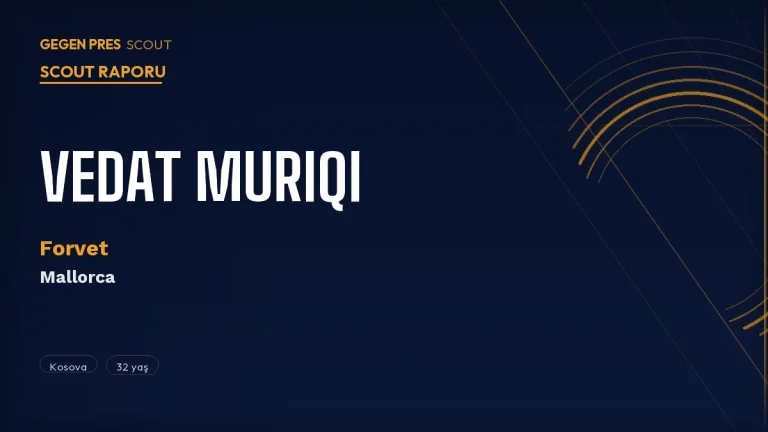 Vedat Muriqi Scout Raporu 2026: ‘Korsan’ Geri Dönüyor — Fenerbahçe ile Anlaşma Yakın!