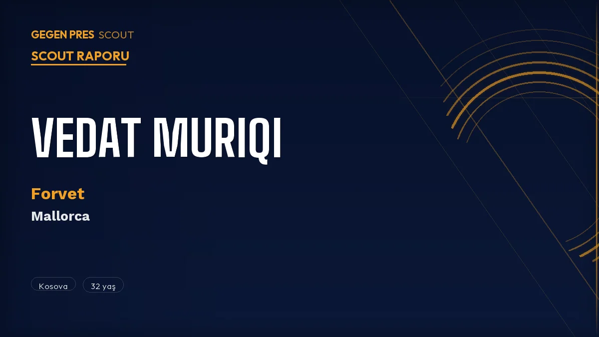 Vedat Muriqi Scout Raporu 2026: ‘Korsan’ Geri Dönüyor — Fenerbahçe ile Anlaşma Yakın!