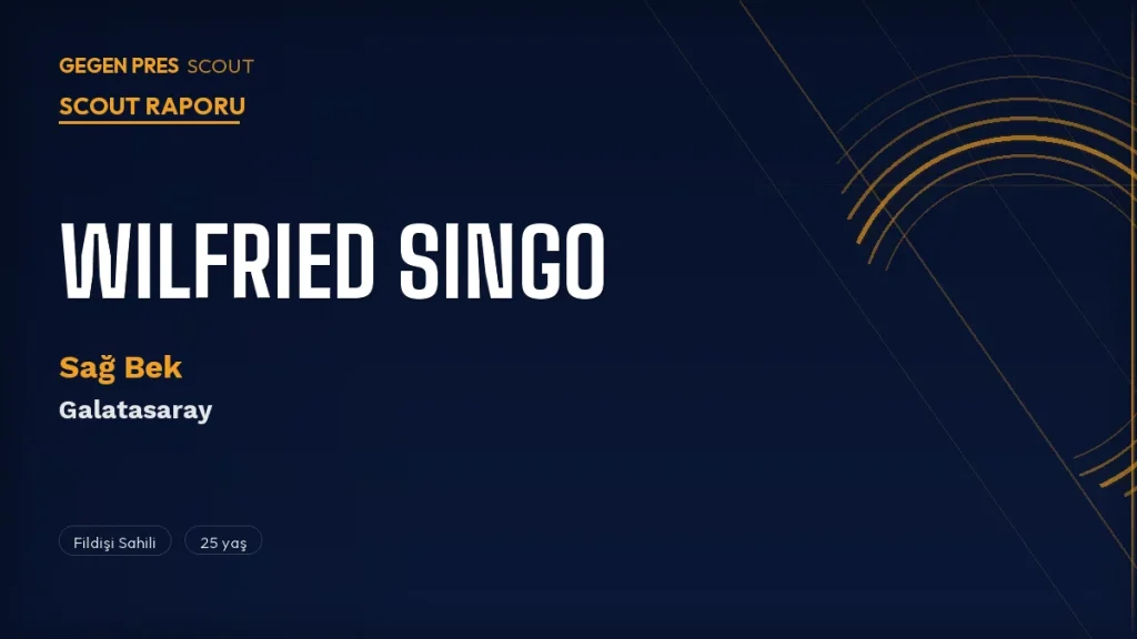 Wilfried Singo Kimdir? Galatasaray’ın Sağ Bek Fırtınası – 2026 Dünya Kupası Öncesi Scout Raporu