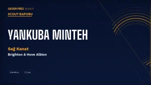 Yankuba Minteh Scout Raporu 2026: Brighton’ın Gambiyalı Kanada Liverpool Soruyor
