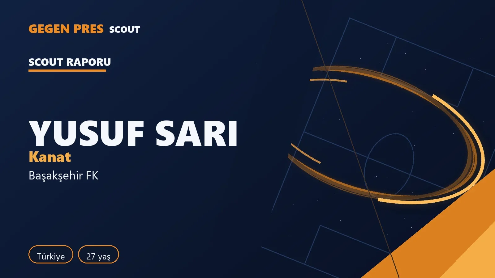 Yusuf Sarı raporu: 1 gol 6 asist, ısı haritası — açık kaynak oyuncu analizi